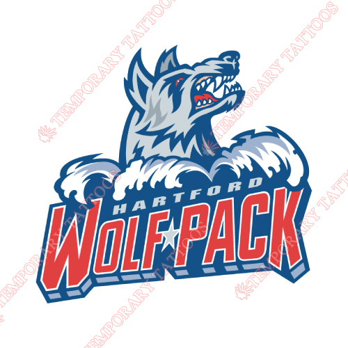Hartford Wolf Pack Customize Temporary Tattoos Stickers NO.9035